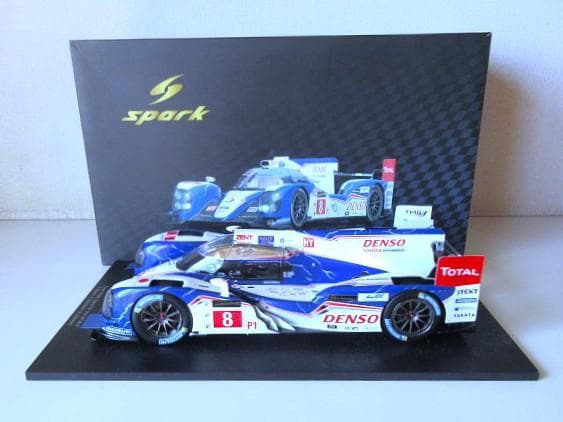 特価 Spark (1/18) トヨタ TS030 Hybrid 2013 LM Spark Models Toyota TS030 Hybrid Le Mans 2013 Y100 1/64 – Scale