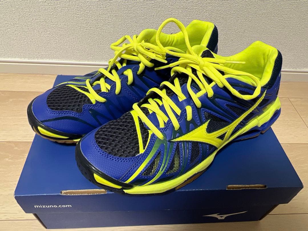 【値下げ】Mizuno Wave Tornado X2シューズ ブルー/イエロー Amazon | [ミズノ] バレーボールシューズ ウエーブトルネード X2