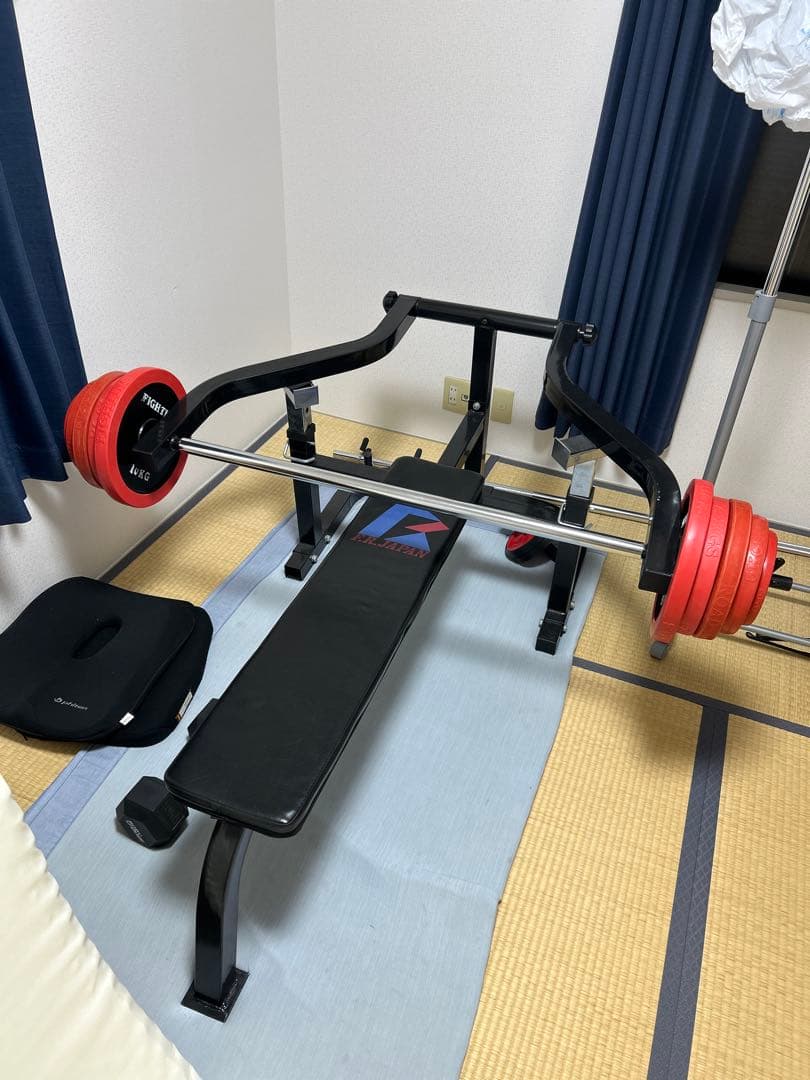 ベンチプレス　注意プレート無の出品 ベンチプレス 注意プレート無の出品 ベンチプレス 注意プレート無の