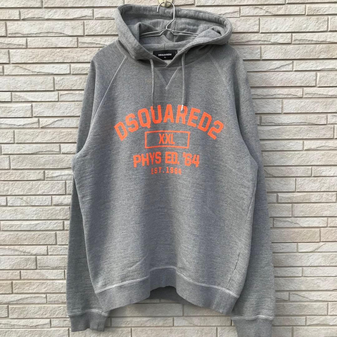 ディースクエアード　パーカー　XL　グレー 楽天市場】ディースクエアード（カラーグレー）（パーカー｜トップス