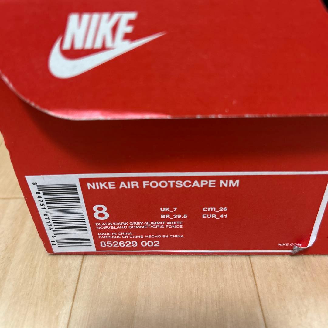 靴 NIKE AIR FOOTSCAPE 26.0cm