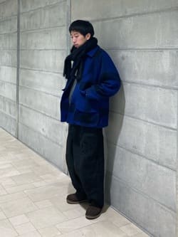 ieefar＞Coal Black MUFFLER M/マフラー